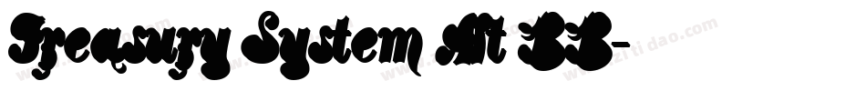 Treasury System Alt BB字体转换